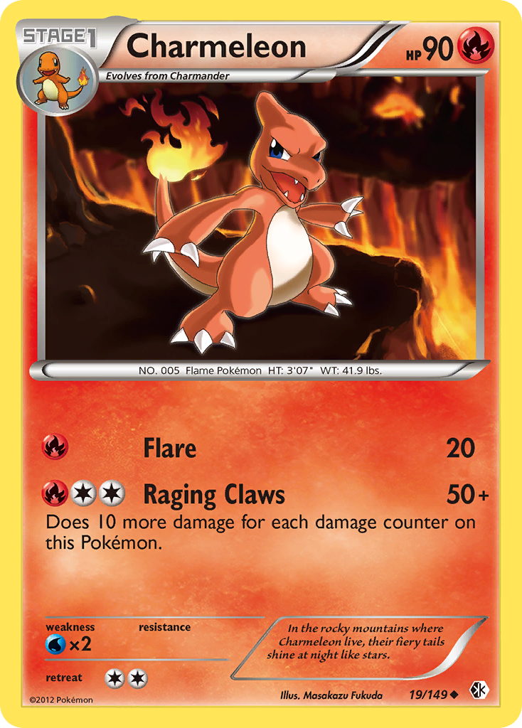 Charmeleon (19/149) [Black & White: Boundaries Crossed] | Pegasus Games WI