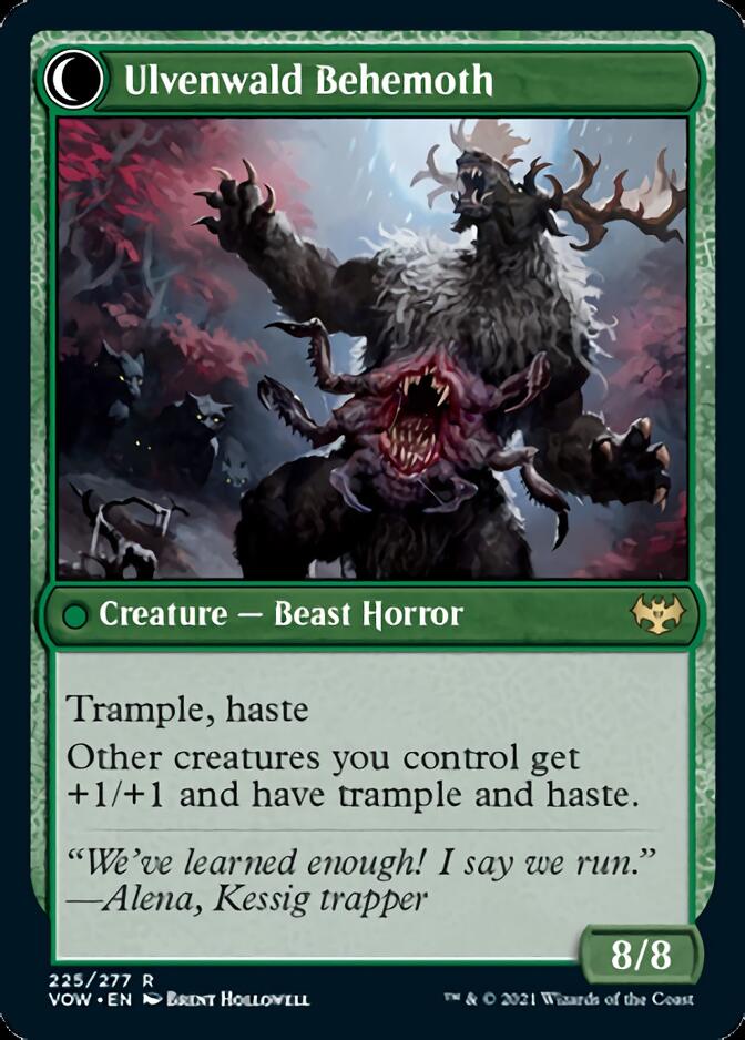 Ulvenwald Oddity // Ulvenwald Behemoth [Innistrad: Crimson Vow] | Pegasus Games WI