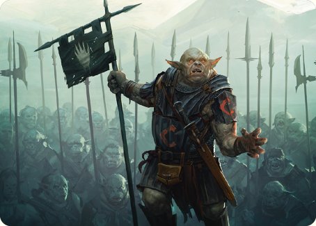 Ugluk of the White Hand Art Card [The Lord of the Rings: Tales of Middle-earth Art Series] | Pegasus Games WI