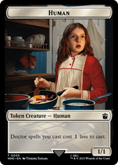 Human (0005) // Food (0026) Double-Sided Token [Doctor Who Tokens] | Pegasus Games WI