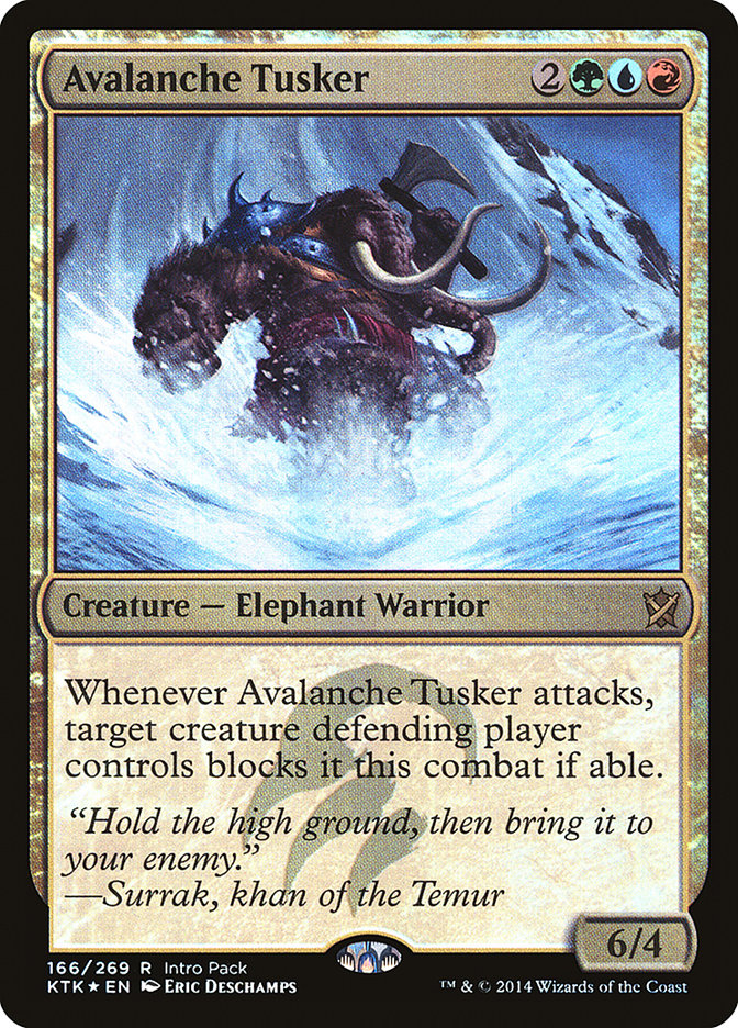 Avalanche Tusker (Intro Pack) [Khans of Tarkir Promos] | Pegasus Games WI