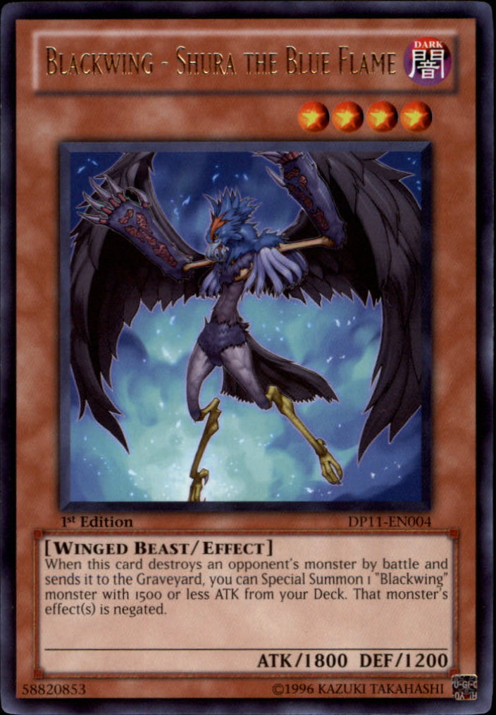 Blackwing - Shura the Blue Flame [DP11-EN004] Rare | Pegasus Games WI