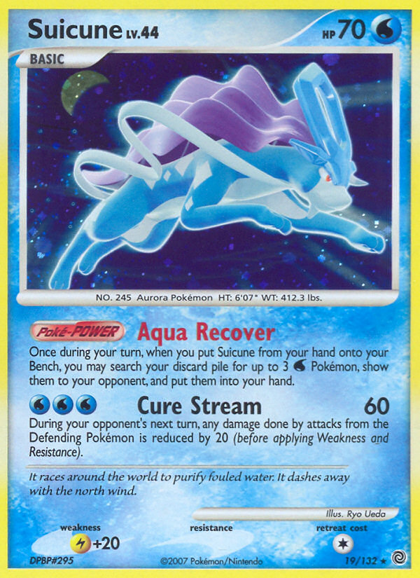 Suicune (19/132) [Diamond & Pearl: Secret Wonders] | Pegasus Games WI