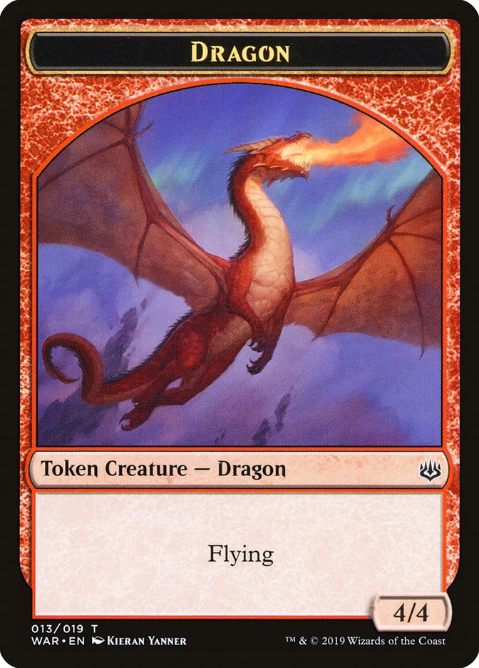 Dragon Token [War of the Spark Tokens] | Pegasus Games WI