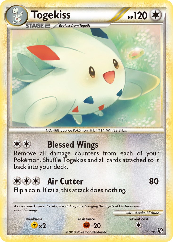 Togekiss (9/90) (Theme Deck Exclusive) [HeartGold & SoulSilver: Undaunted] | Pegasus Games WI