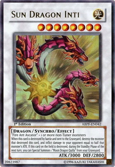 Sun Dragon Inti [ABPF-EN042] Ultra Rare | Pegasus Games WI