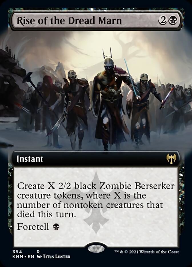 Rise of the Dread Marn (Extended Art) [Kaldheim] | Pegasus Games WI