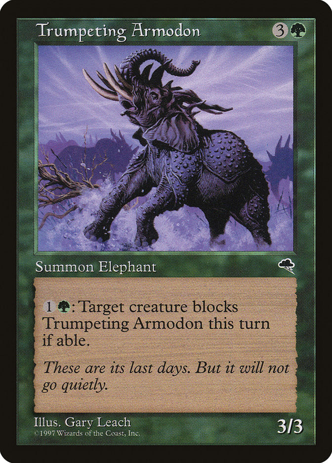 Trumpeting Armodon [Tempest] | Pegasus Games WI