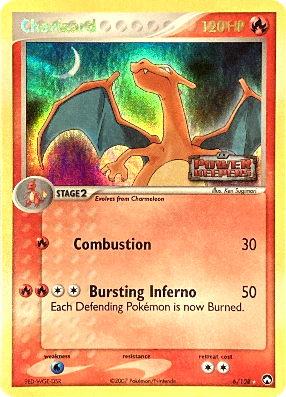 Charizard (6/108) (Stamped) [EX: Power Keepers] | Pegasus Games WI