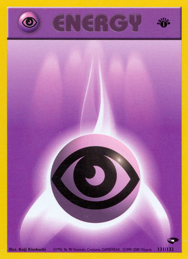 Psychic Energy (131/132) [Gym Challenge 1st Edition] | Pegasus Games WI