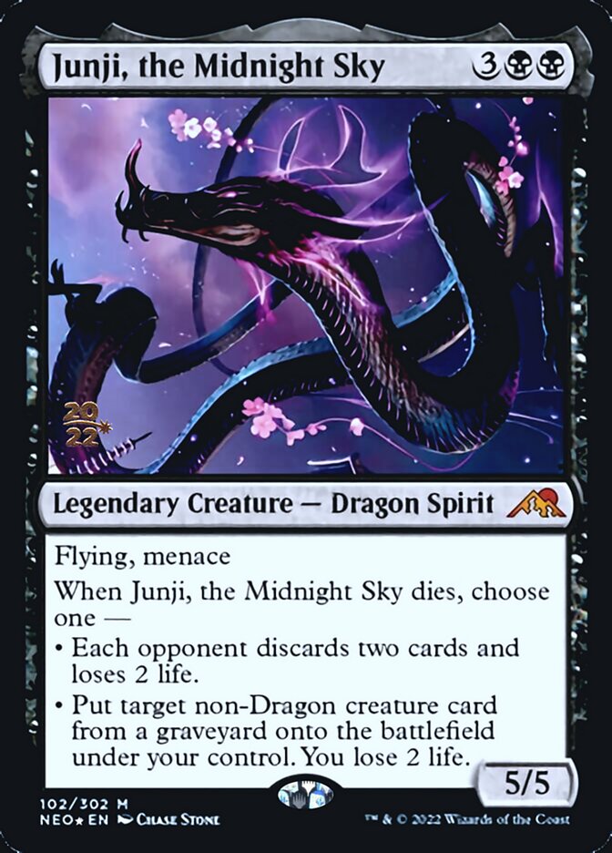 Junji, the Midnight Sky [Kamigawa: Neon Dynasty Prerelease Promos] | Pegasus Games WI