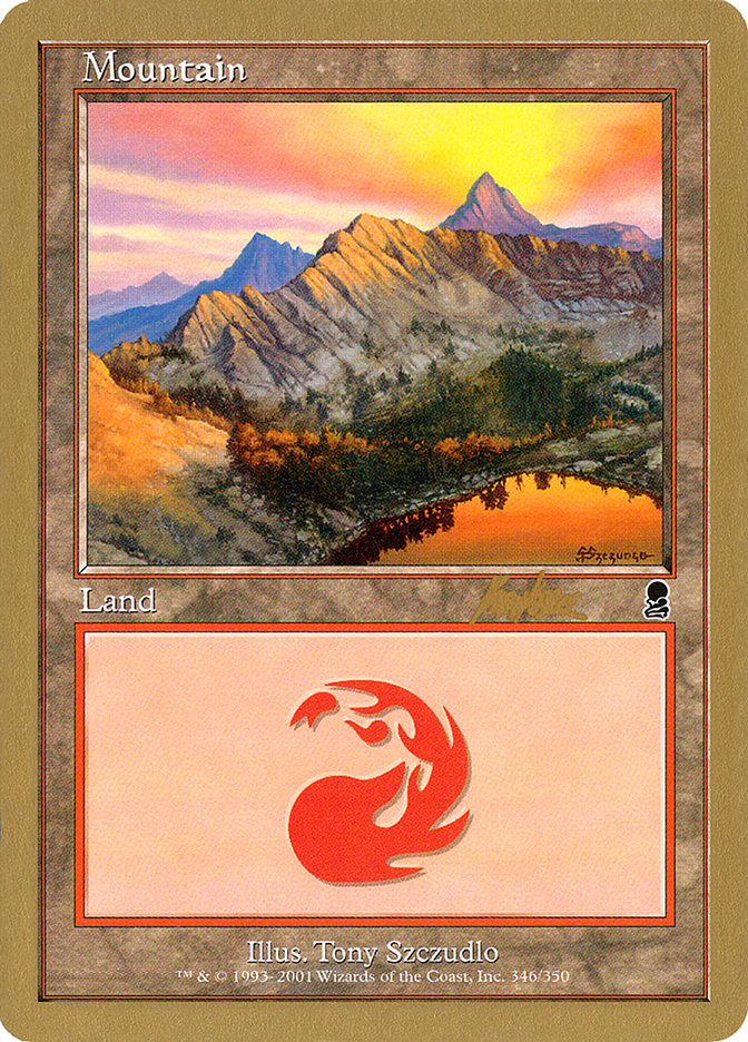 Mountain (bk346) (Brian Kibler) [World Championship Decks 2002] | Pegasus Games WI