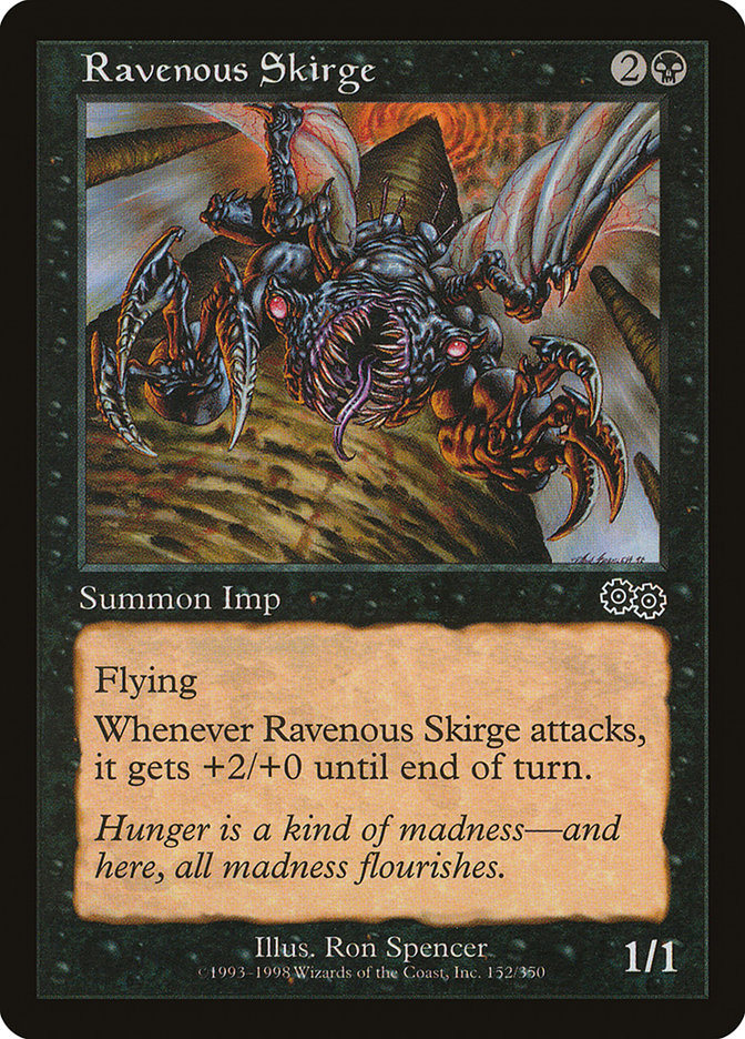 Ravenous Skirge [Urza's Saga] | Pegasus Games WI