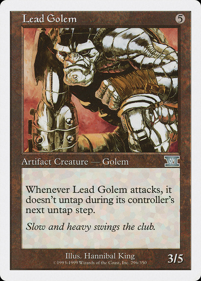 Lead Golem [Classic Sixth Edition] | Pegasus Games WI