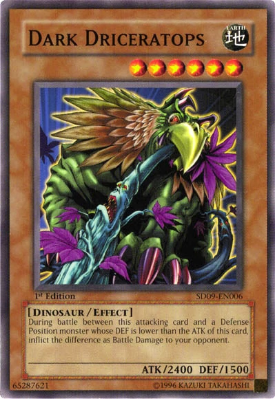 Dark Driceratops [SD09-EN006] Common | Pegasus Games WI
