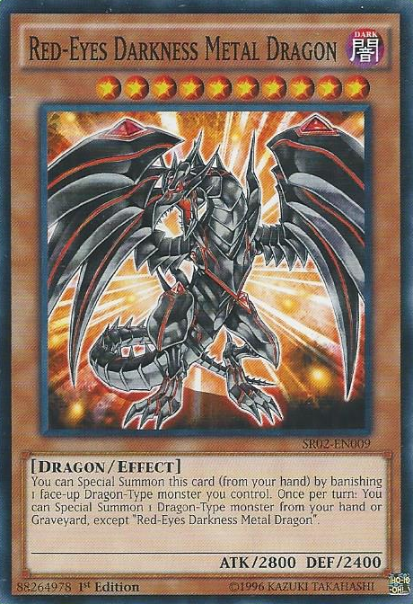 Red-Eyes Darkness Metal Dragon [SR02-EN009] Common | Pegasus Games WI