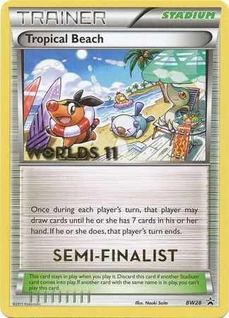 Tropical Beach (BW28) (Semi Finalist) [Black & White: Black Star Promos] | Pegasus Games WI