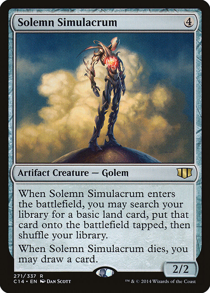 Solemn Simulacrum [Commander 2014] | Pegasus Games WI