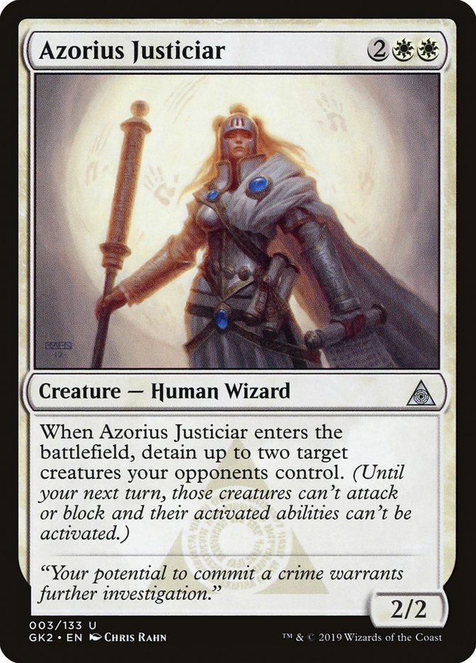 Azorius Justiciar [Ravnica Allegiance Guild Kit] | Pegasus Games WI