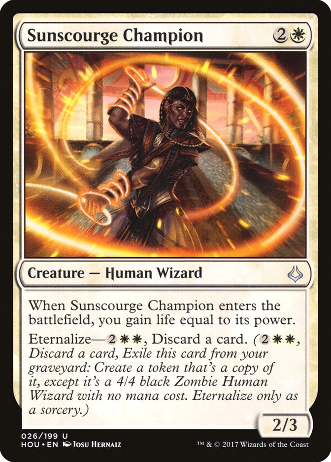Sunscourge Champion [Hour of Devastation] | Pegasus Games WI