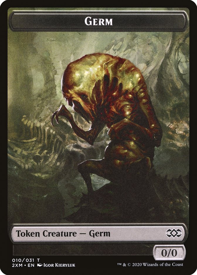 Ape // Germ Double-Sided Token [Double Masters Tokens] | Pegasus Games WI