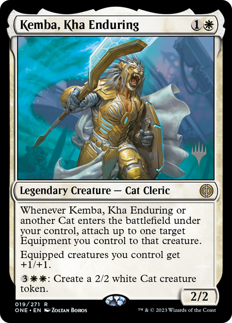 Kemba, Kha Enduring (Promo Pack) [Phyrexia: All Will Be One Promos] | Pegasus Games WI