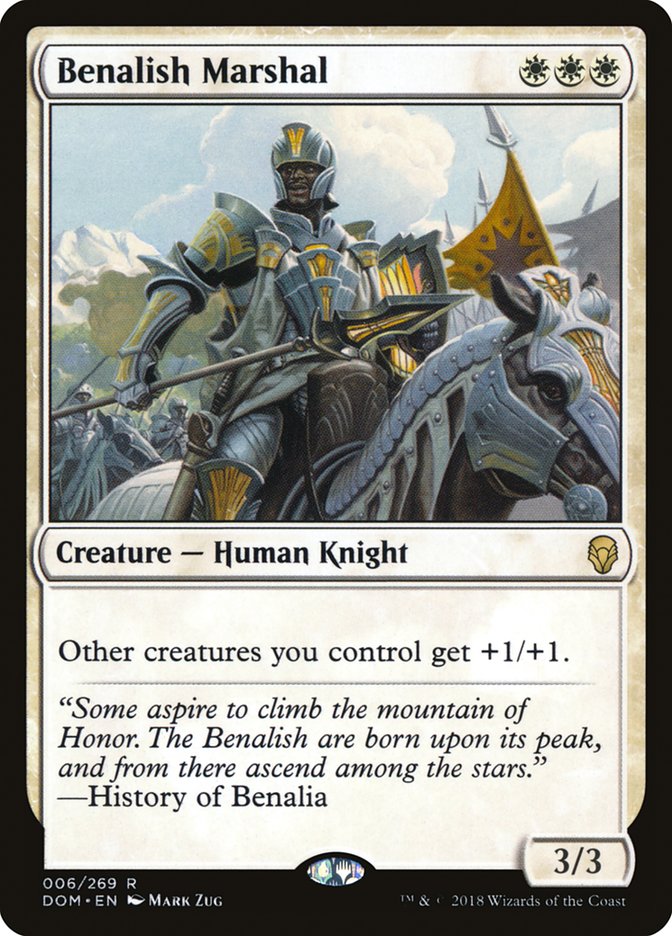 Benalish Marshal [Dominaria] | Pegasus Games WI