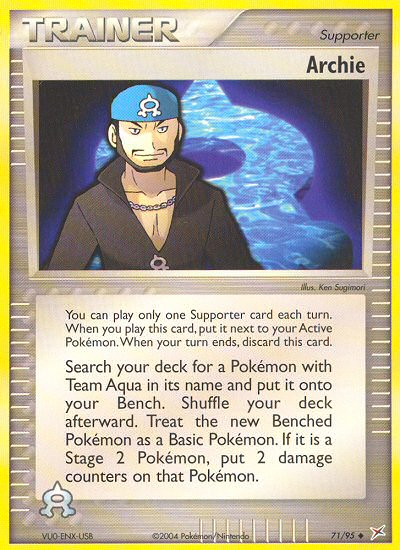 Archie (71/95) [EX: Team Magma vs Team Aqua] | Pegasus Games WI