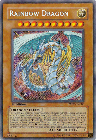 Rainbow Dragon [TAEV-EN006] Secret Rare | Pegasus Games WI