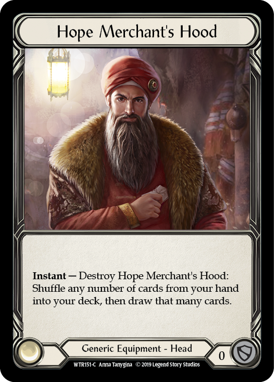 Hope Merchant's Hood [WTR151-C] Alpha Print Cold Foil | Pegasus Games WI