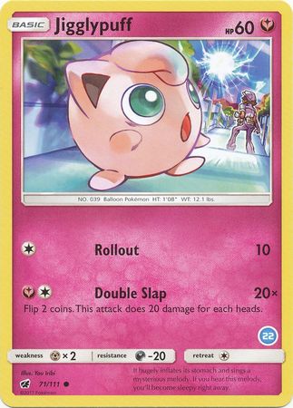 Jigglypuff (71/111) (Deck Exclusive #22) [Sun & Moon: Trainer Kit - Alolan Ninetales] | Pegasus Games WI