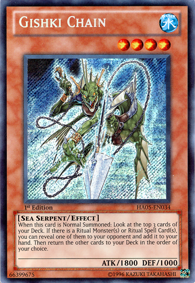 Gishki Chain [HA05-EN034] Secret Rare | Pegasus Games WI