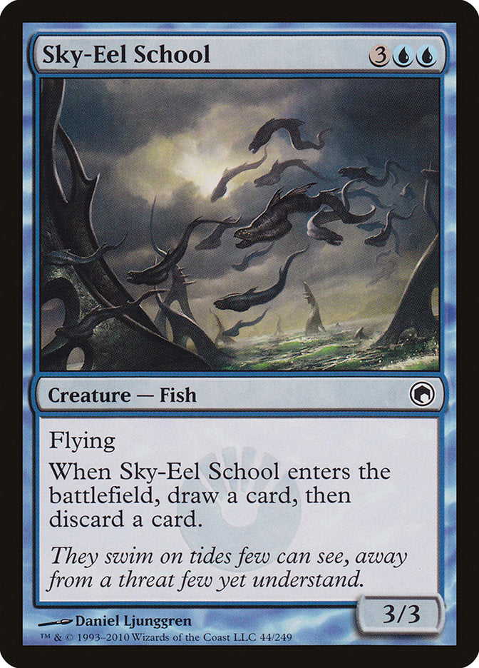 Sky-Eel School [Scars of Mirrodin] | Pegasus Games WI