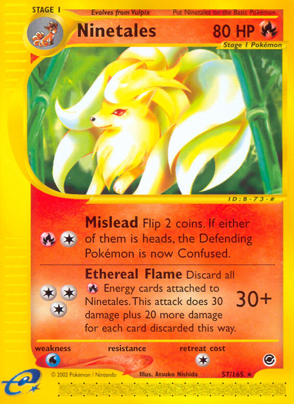 Ninetales (57/165) [Expedition: Base Set] | Pegasus Games WI