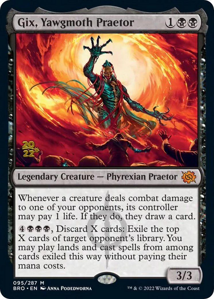 Gix, Yawgmoth Praetor [The Brothers' War Prerelease Promos] | Pegasus Games WI