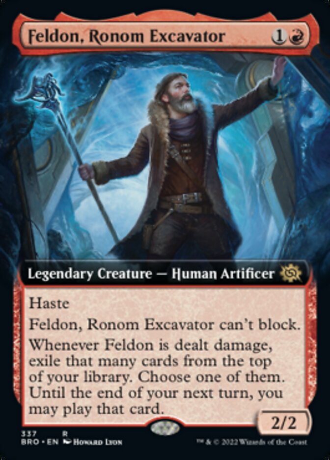 Feldon, Ronom Excavator (Extended Art) [The Brothers' War] | Pegasus Games WI