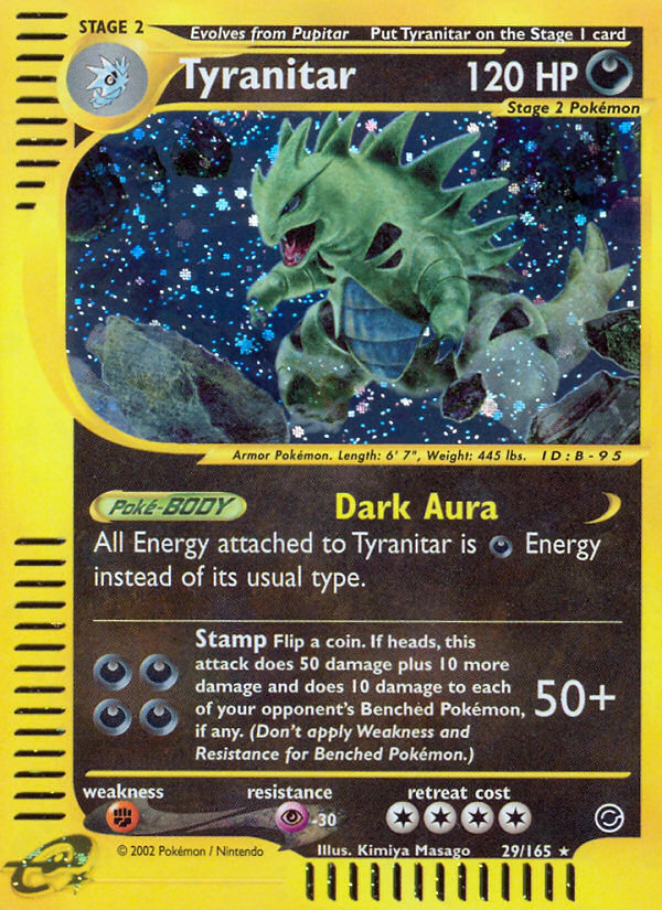 Tyranitar (29/165) [Expedition: Base Set] | Pegasus Games WI