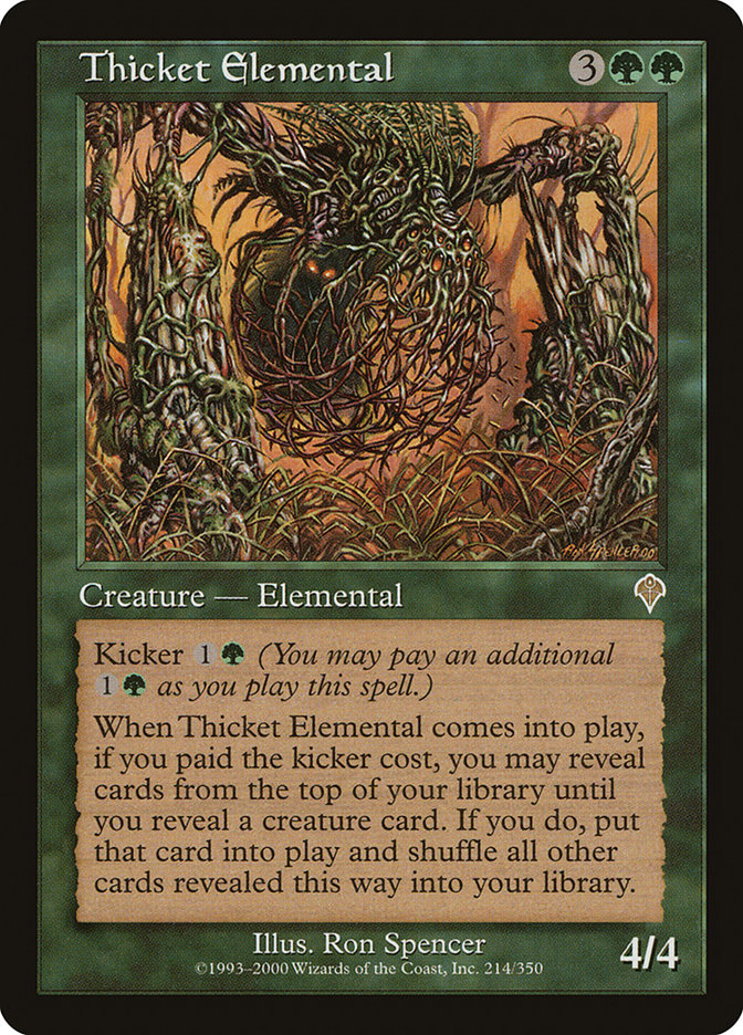 Thicket Elemental [Invasion] | Pegasus Games WI