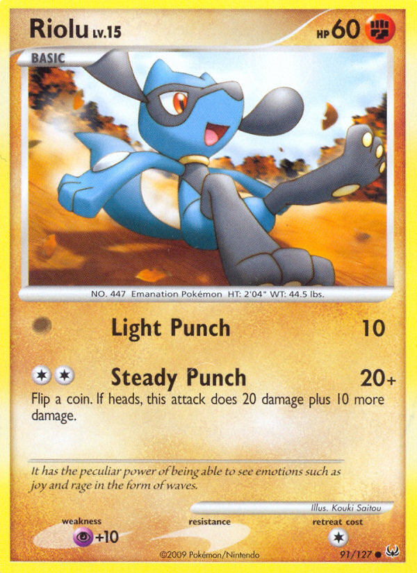 Riolu (91/127) [Platinum: Base Set] | Pegasus Games WI