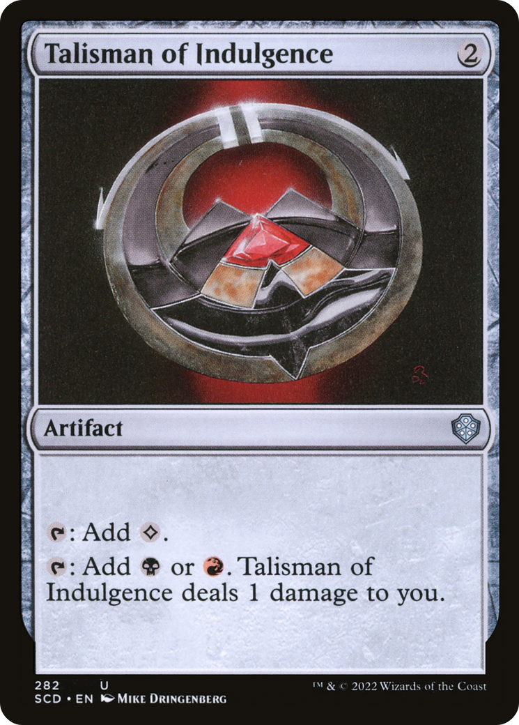 Talisman of Indulgence [Starter Commander Decks] | Pegasus Games WI