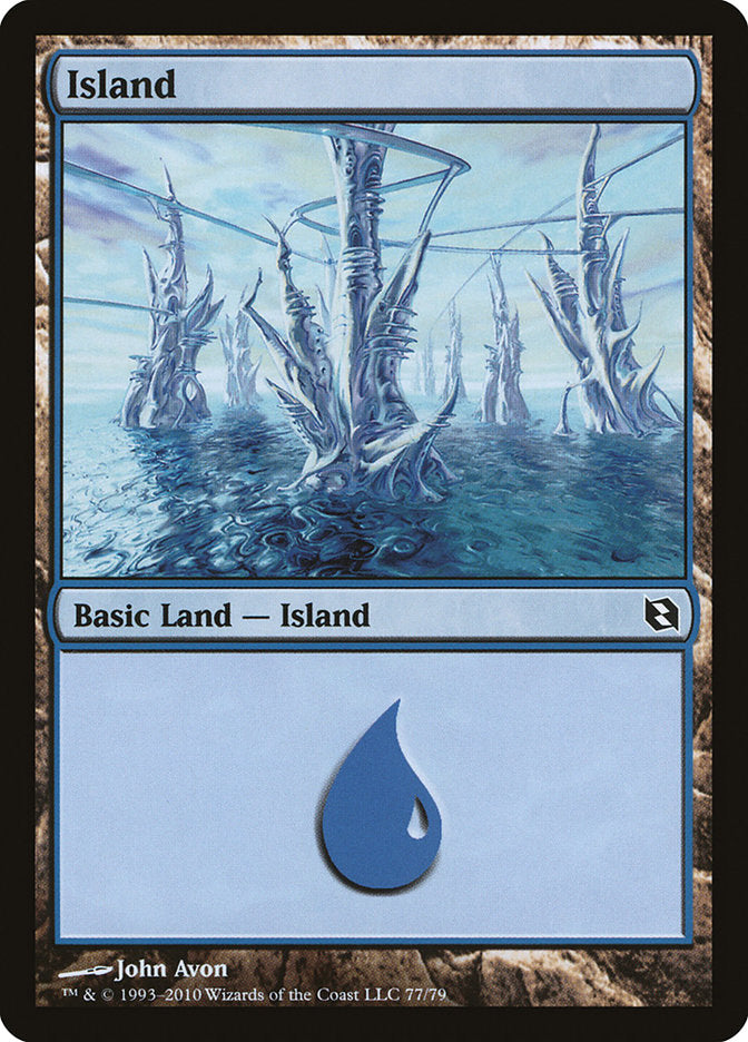 Island (77) [Duel Decks: Elspeth vs. Tezzeret] | Pegasus Games WI