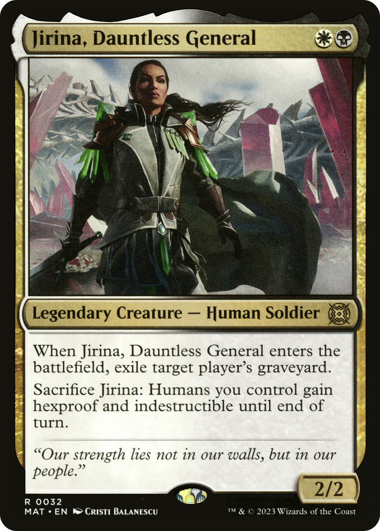 Jirina, Dauntless General [March of the Machine: The Aftermath] | Pegasus Games WI