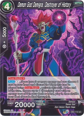 Demon God Demigra, Destroyer of History [DB3-110] | Pegasus Games WI
