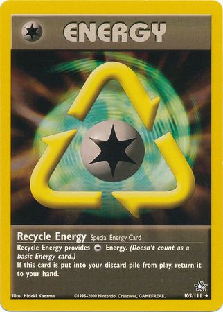 Recycle Energy (105/111) [Neo Genesis Unlimited] | Pegasus Games WI