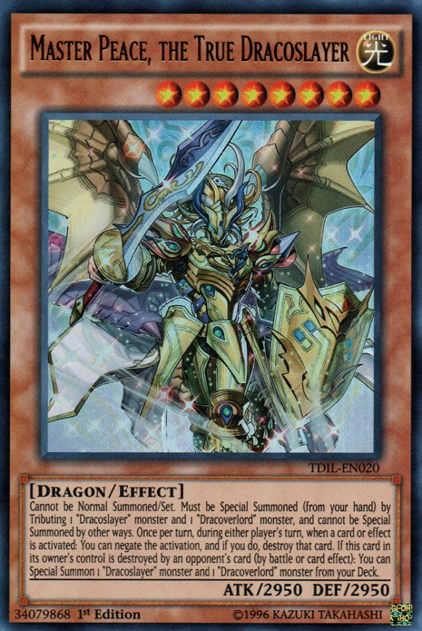 Master Peace, the True Dracoslayer [TDIL-EN020] Ultra Rare | Pegasus Games WI
