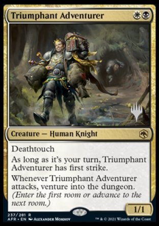 Triumphant Adventurer (Promo Pack) [Dungeons & Dragons: Adventures in the Forgotten Realms Promos] | Pegasus Games WI