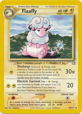 Flaaffy (34/111) [Neo Genesis Unlimited] | Pegasus Games WI