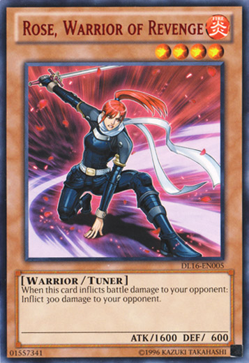 Rose, Warrior of Revenge (Red) [DL16-EN005] Rare | Pegasus Games WI