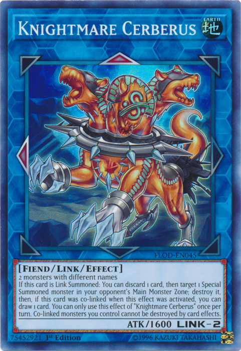 Knightmare Cerberus [FLOD-EN045] Super Rare | Pegasus Games WI