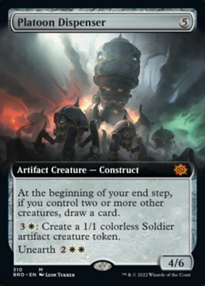 Platoon Dispenser (Extended Art) [The Brothers' War] | Pegasus Games WI